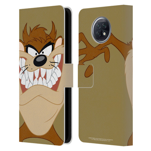 Looney Tunes Characters Tasmanian Devil Leather Book Wallet Case Cover For Xiaomi Redmi Note 9T 5G