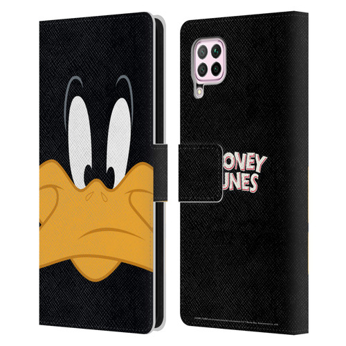 Looney Tunes Full Face Daffy Duck Leather Book Wallet Case Cover For Huawei Nova 6 SE / P40 Lite