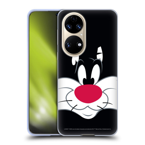 Looney Tunes Full Face Sylvester The Cat Soft Gel Case for Huawei P50