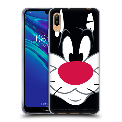 Looney Tunes Full Face Sylvester The Cat Soft Gel Case for Huawei Y6 Pro (2019)