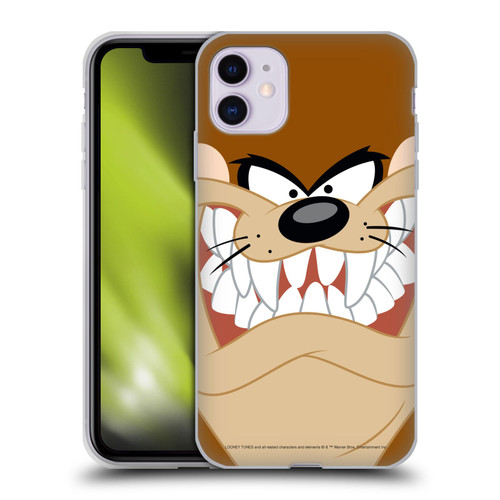 Looney Tunes Full Face Tasmanian Devil Soft Gel Case for Apple iPhone 11