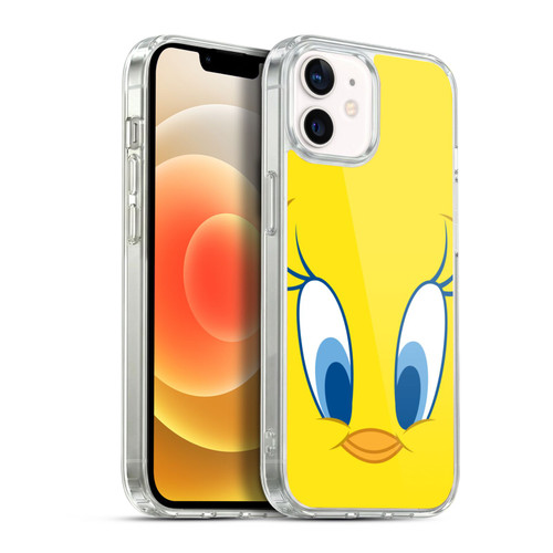Looney Tunes Full Face Tweety Soft Gel Case for Apple iPhone 12 / iPhone 12 Pro & MagSafe
