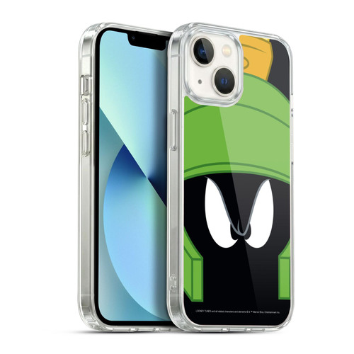 Looney Tunes Full Face Marvin The Martian Soft Gel Case for Apple iPhone 13