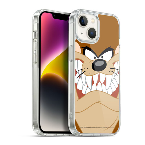 Looney Tunes Full Face Tasmanian Devil Soft Gel Case for Apple iPhone 14