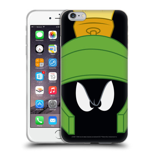 Looney Tunes Full Face Marvin The Martian Soft Gel Case for Apple iPhone 6 Plus / iPhone 6s Plus