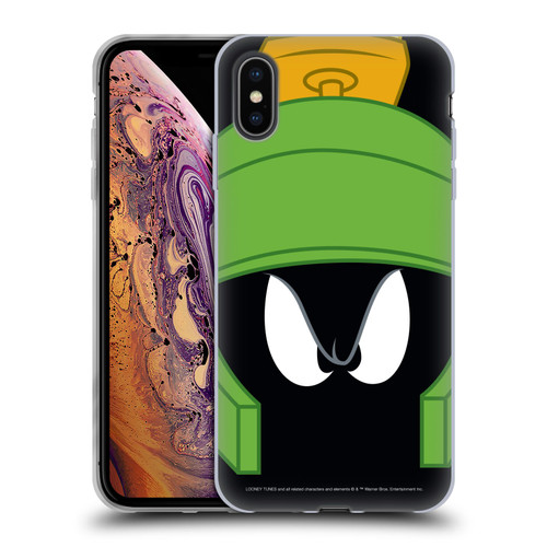 Looney Tunes Full Face Marvin The Martian Soft Gel Case for Apple iPhone XS Max