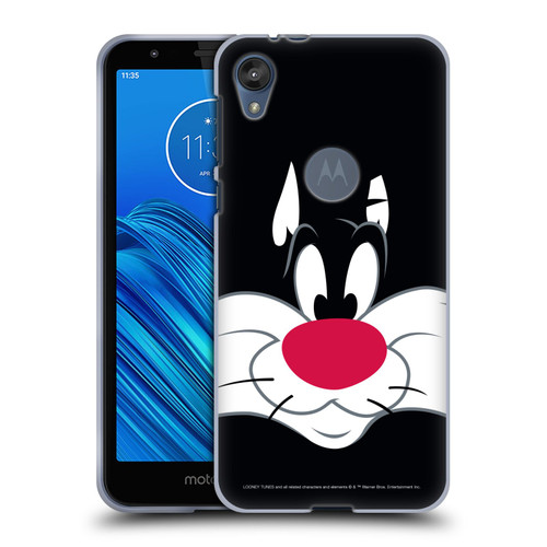 Looney Tunes Full Face Sylvester The Cat Soft Gel Case for Motorola Moto E6