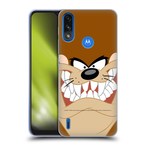 Looney Tunes Full Face Tasmanian Devil Soft Gel Case for Motorola Moto E7 Power / Moto E7i Power