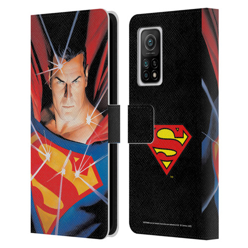 Superman DC Comics Famous Comic Book Covers Alex Ross Mythology Leather Book Wallet Case Cover For Xiaomi Mi 10T 5G