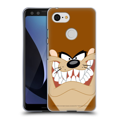 Looney Tunes Full Face Tasmanian Devil Soft Gel Case for Google Pixel 3