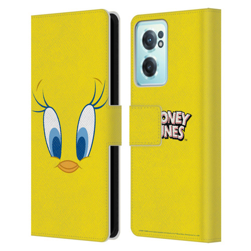 Looney Tunes Full Face Tweety Leather Book Wallet Case Cover For OnePlus Nord CE 2 5G