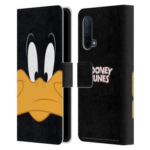 Looney Tunes Full Face Daffy Duck Leather Book Wallet Case Cover For OnePlus Nord CE 5G