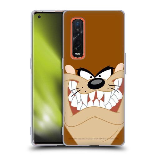 Looney Tunes Full Face Tasmanian Devil Soft Gel Case for OPPO Find X2 Pro 5G