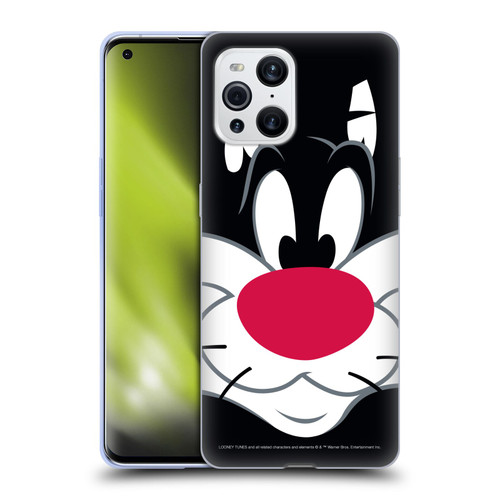 Looney Tunes Full Face Sylvester The Cat Soft Gel Case for OPPO Find X3 / Pro