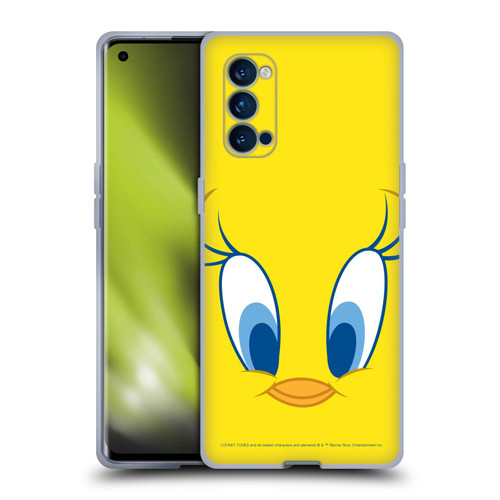 Looney Tunes Full Face Tweety Soft Gel Case for OPPO Reno 4 Pro 5G