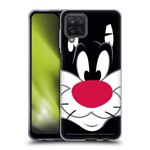 Looney Tunes Full Face Sylvester The Cat Soft Gel Case for Samsung Galaxy A12 (2020)