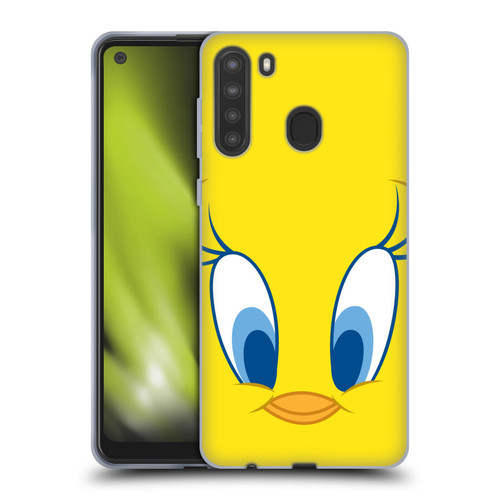 Looney Tunes Full Face Tweety Soft Gel Case for Samsung Galaxy A21 (2020)