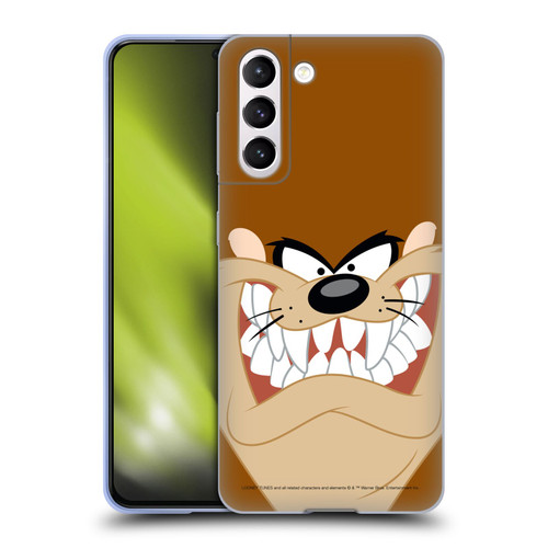 Looney Tunes Full Face Tasmanian Devil Soft Gel Case for Samsung Galaxy S21 5G