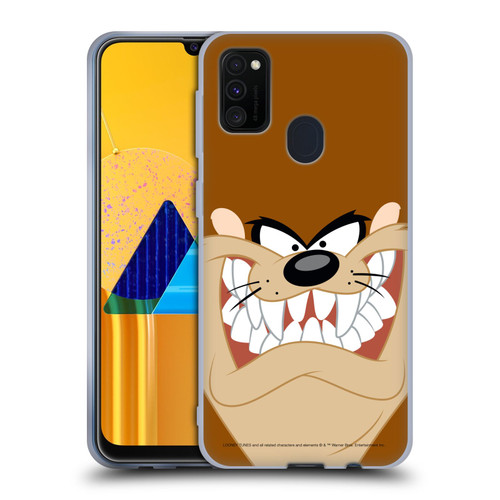 Looney Tunes Full Face Tasmanian Devil Soft Gel Case for Samsung Galaxy M30s (2019)/M21 (2020)