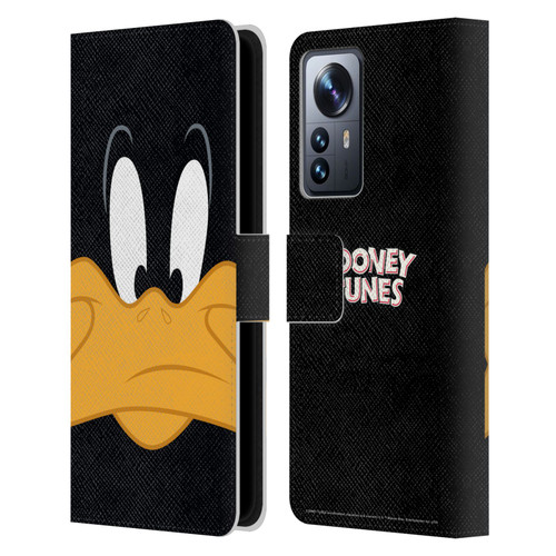 Looney Tunes Full Face Daffy Duck Leather Book Wallet Case Cover For Xiaomi 12 Pro