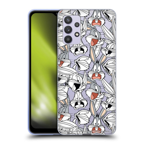 Looney Tunes Patterns Bugs Bunny Soft Gel Case for Samsung Galaxy A32 5G / M32 5G (2021)