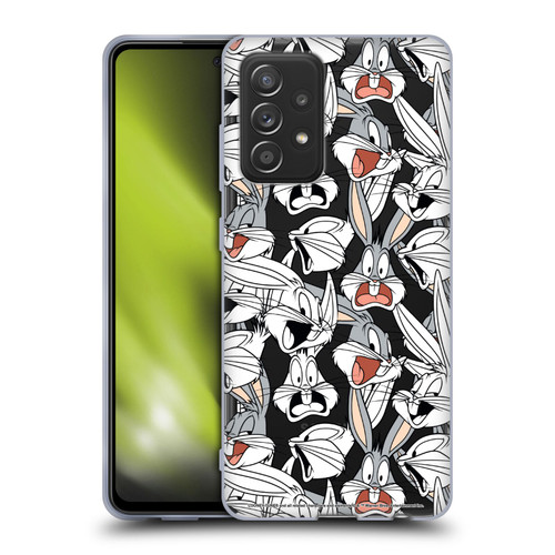 Looney Tunes Patterns Bugs Bunny Soft Gel Case for Samsung Galaxy A52 / A52s / 5G (2021)