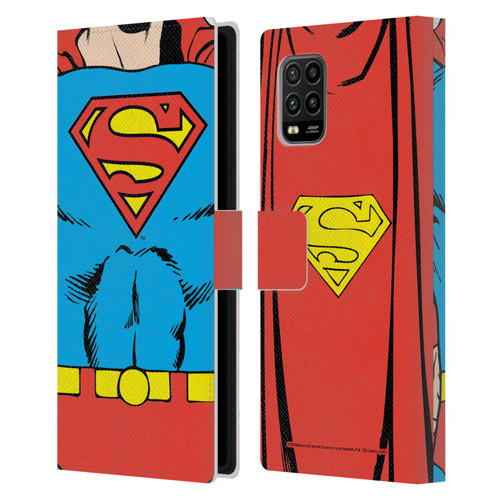 Superman DC Comics Logos Classic Costume Leather Book Wallet Case Cover For Xiaomi Mi 10 Lite 5G