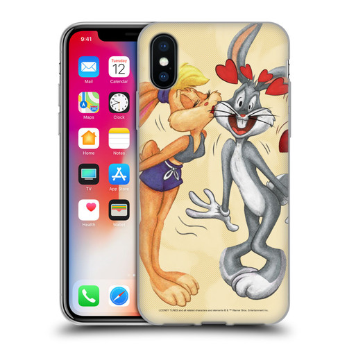 Looney Tunes Season Bugs Bunny And Lola Bunny Soft Gel Case for Apple iPhone X / iPhone XS
