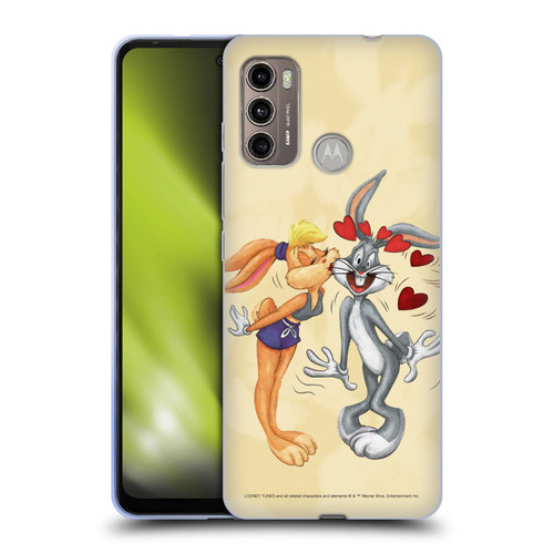 Looney Tunes Season Bugs Bunny And Lola Bunny Soft Gel Case for Motorola Moto G60 / Moto G40 Fusion