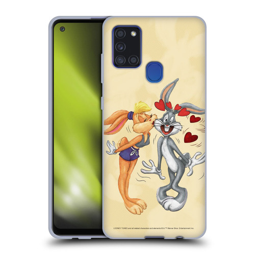 Looney Tunes Season Bugs Bunny And Lola Bunny Soft Gel Case for Samsung Galaxy A21s (2020)