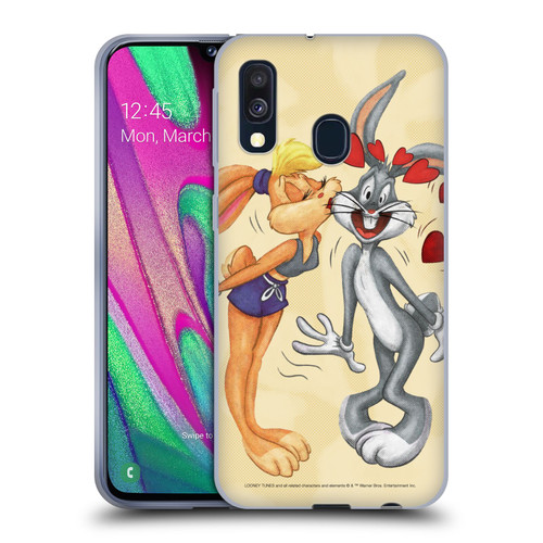 Looney Tunes Season Bugs Bunny And Lola Bunny Soft Gel Case for Samsung Galaxy A40 (2019)
