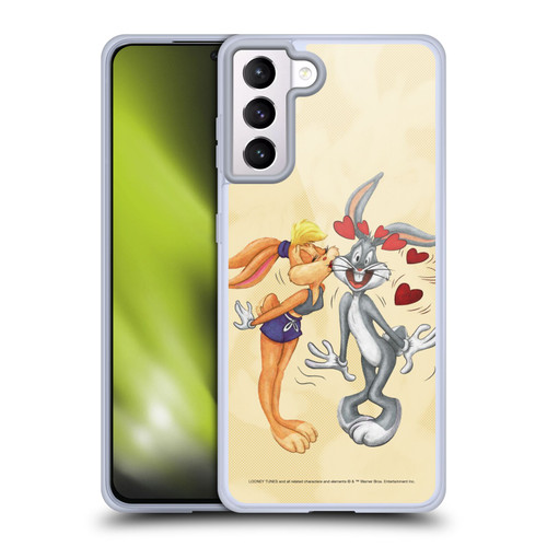 Looney Tunes Season Bugs Bunny And Lola Bunny Soft Gel Case for Samsung Galaxy S21+ 5G