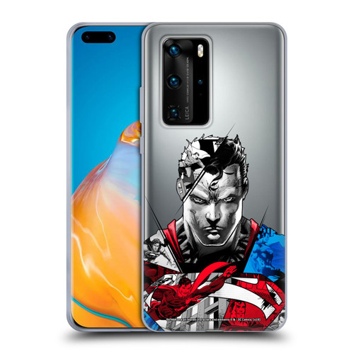 Superman DC Comics 80th Anniversary Collage Soft Gel Case for Huawei P40 Pro / P40 Pro Plus 5G
