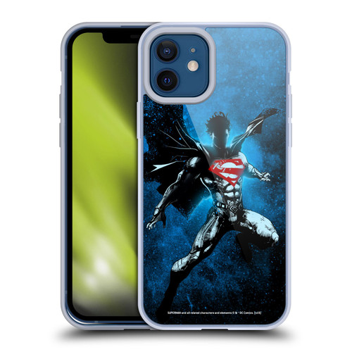 Superman DC Comics 80th Anniversary Splatter Soft Gel Case for Apple iPhone 12 / iPhone 12 Pro