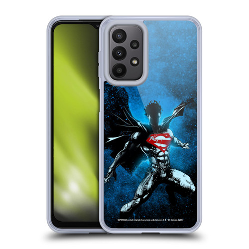 Superman DC Comics 80th Anniversary Splatter Soft Gel Case for Samsung Galaxy A23 / 5G (2022)