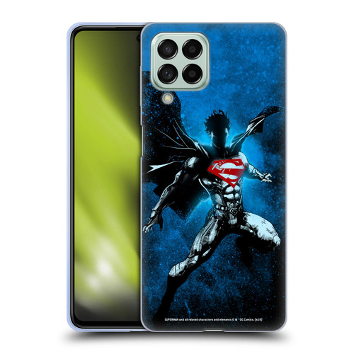 Superman DC Comics 80th Anniversary Splatter Soft Gel Case for Samsung Galaxy M53 (2022)