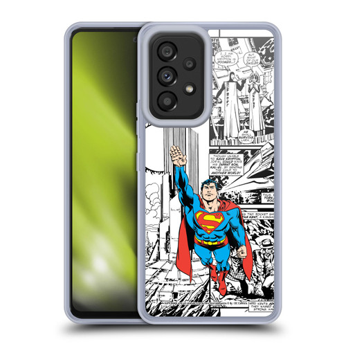 Superman DC Comics Comicbook Art Flight Soft Gel Case for Samsung Galaxy A53 5G (2022)