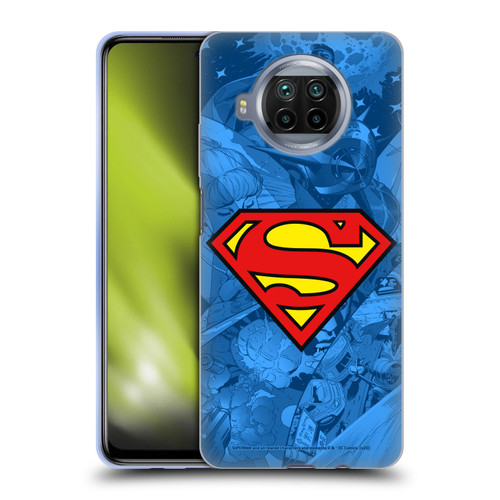 Superman DC Comics Comicbook Art Collage Soft Gel Case for Xiaomi Mi 10T Lite 5G