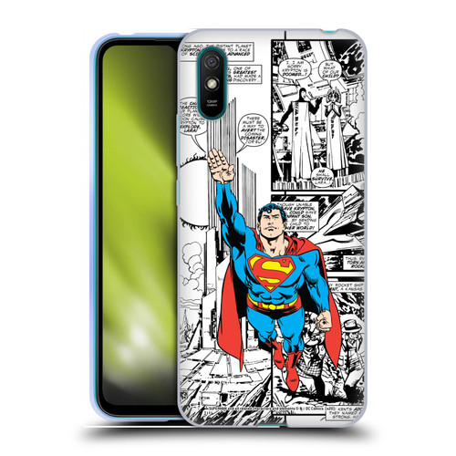 Superman DC Comics Comicbook Art Flight Soft Gel Case for Xiaomi Redmi 9A / Redmi 9AT
