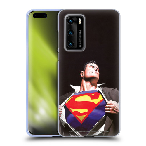 Superman DC Comics Famous Comic Book Covers Forever Soft Gel Case for Huawei P40 5G