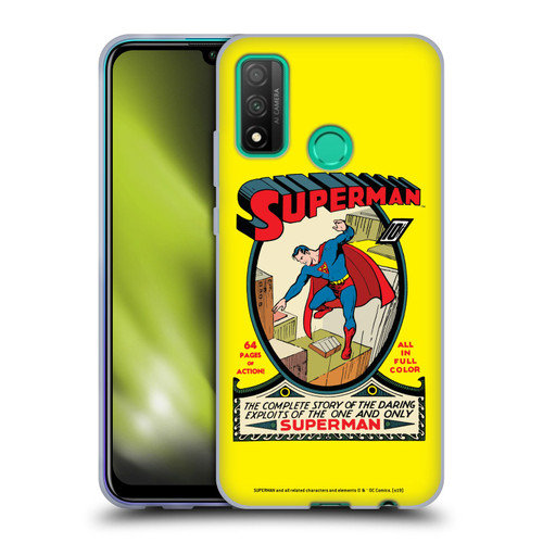 Superman DC Comics Famous Comic Book Covers Number 1 Soft Gel Case for Huawei P Smart (2020)