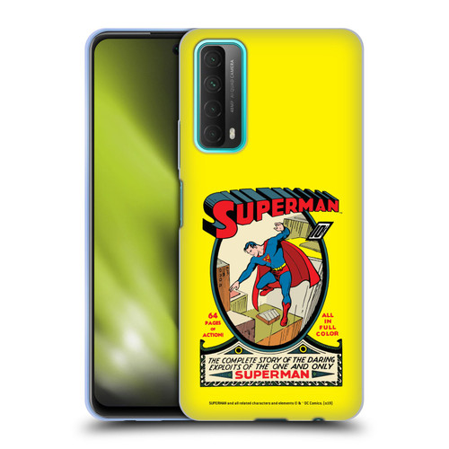Superman DC Comics Famous Comic Book Covers Number 1 Soft Gel Case for Huawei P Smart (2021)
