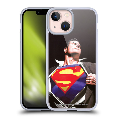 Superman DC Comics Famous Comic Book Covers Forever Soft Gel Case for Apple iPhone 13 Mini