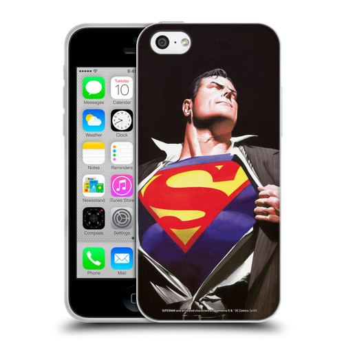 Superman DC Comics Famous Comic Book Covers Forever Soft Gel Case for Apple iPhone 5c