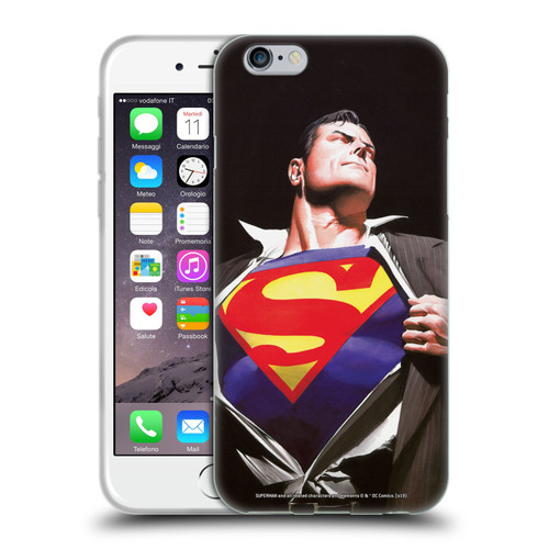 Superman DC Comics Famous Comic Book Covers Forever Soft Gel Case for Apple iPhone 6 / iPhone 6s