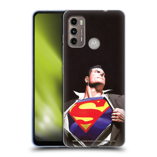Superman DC Comics Famous Comic Book Covers Forever Soft Gel Case for Motorola Moto G60 / Moto G40 Fusion