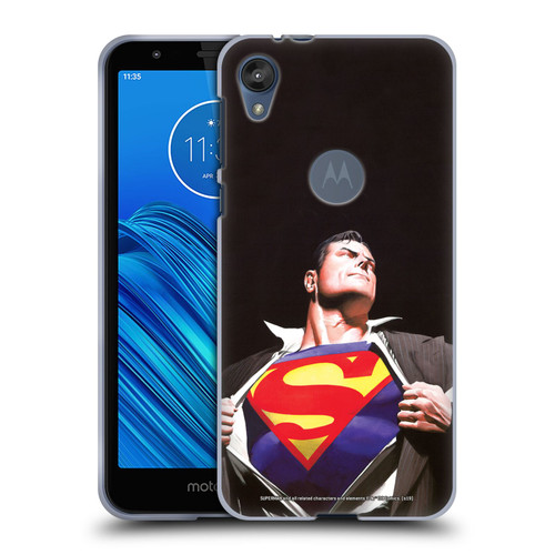 Superman DC Comics Famous Comic Book Covers Forever Soft Gel Case for Motorola Moto E6