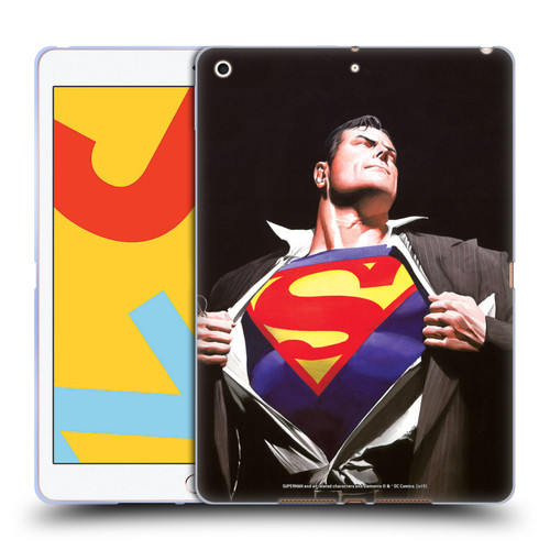 Superman DC Comics Famous Comic Book Covers Forever Soft Gel Case for Apple iPad 10.2 2019/2020/2021