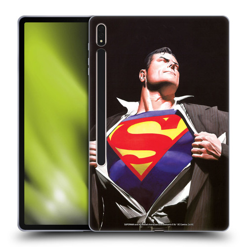 Superman DC Comics Famous Comic Book Covers Forever Soft Gel Case for Samsung Galaxy Tab S8 Plus