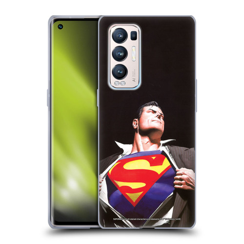 Superman DC Comics Famous Comic Book Covers Forever Soft Gel Case for OPPO Find X3 Neo / Reno5 Pro+ 5G